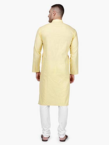 Image of Rajubhai Hargovindas Men's Premium Cotton Solid Kurta