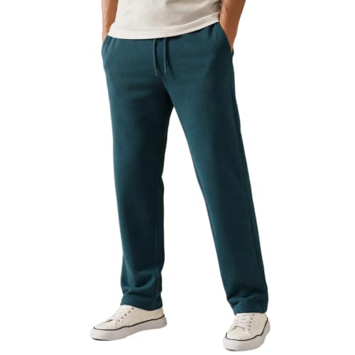 Image of Nobero Joggers for Men | Solid Trackpants for Men | Regular Fit | Elasticated Waist with Drawcord | Soft & Breathable Fabric | Casual Everyday Wear