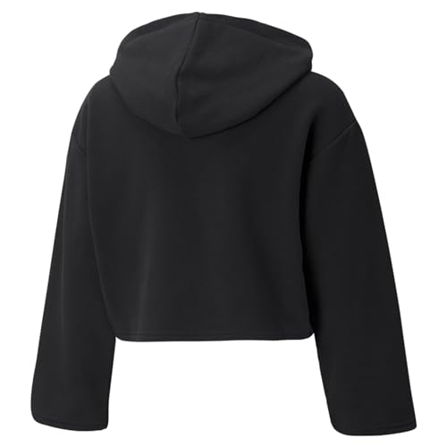 PUMA Kids Girls Grl Cropped Hoodie Casual Outerwear - Black2