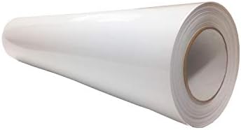 Lutema Clear Transfer Paper Tape Roll for Vinyl Wall Decals, Doors, Windows, Signs, and Arts & Crafts - Perfect for Cricut and Silhouette Cameo Cutters - Transfer Film Paper (23.5" x 50', Clear)
