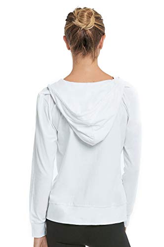 Women's Zip Up Cotton Light Hoodie Jacket4