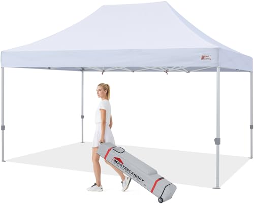 MASTERCANOPY Pop Up Canopy Tent 10x15 Instant Shelter (White)