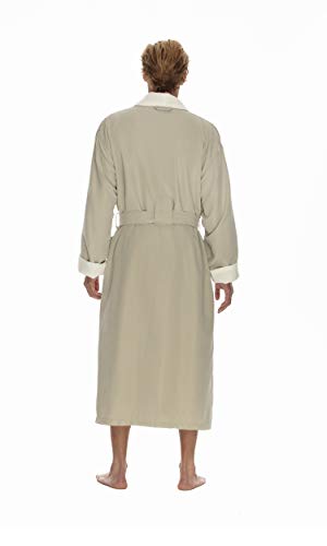 Image of Men's Luxury Hotel Robe by Boca Terry, Microfiber Spa & Resort Bath Robe | Soft, warm hotel-style bathrobe, full length
