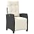 YITHOPI 7 Piece Patio Dining Set with Cushions Black Poly Rattan Versatile Lounge Furniture Outdoor Lounge Set Patio Furniture Sets Balcony Furniture Sets for patios, Gardens, Decks