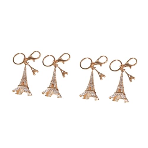 Porte clés Tour Eiffel Healvian accessoire bling pour sac chic