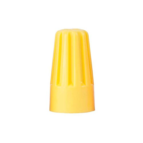 Gardner Bender 12-004BX WireGard Screw-On Wire Connectors, 18-10 AWG, Electrical Wire Nut, 38,000 Bulk pk, Yellow