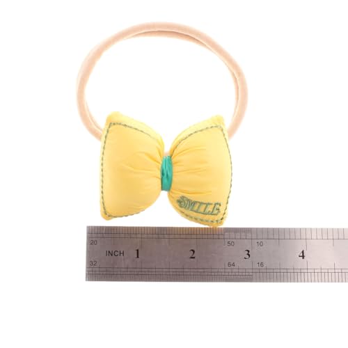 7 Pack Baby Nylon Headbands Hairbands Hair Bows Elastics Hair Accessories for Baby Girls Newborn Infant Toddlers Kids2
