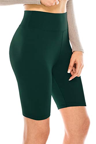 Image of ALWAYS Women's High Waist Bike Shorts - Athletic Workout Tummy Control Stretch Running Yoga Pants