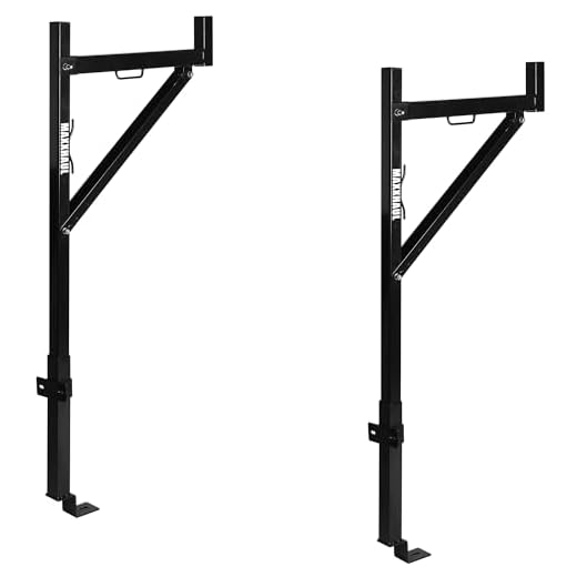 MaxxHaul 70233 Heavy Duty Ladder Rack. , Black