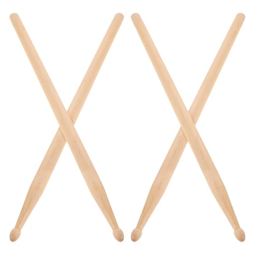Baquetas de madera Maple 5B Beige set 4 piezas miniatura 1