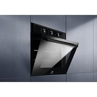 Electrolux EOH2H044K Serie 300 Forno Multifunzione, Capacità 68 L, EOH2H044K, Classe A+, Pulizia AquaClean, Cottura Uniforme, Funzione Pizza, 589x594x568 mm, Nero