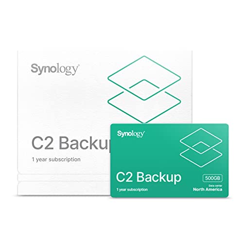 Preisvergleich Produktbild Synology C2 Cloud-Backup-Lizenz: 500 GB, 1 Jahr