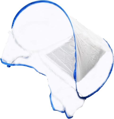 CMINGJ ポータブルモスキートヘッドネット 折りたたみ式 ポップアップ式旅行必需品 蚊帳 ベッドフリー設置用 Lサイズ 寝室 キャンプ 昼寝に最適 (Mサイズ)