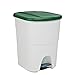 Denox DEN107 Pedalbin Ecológico 40 litros, Verde, 393x352x470 mm