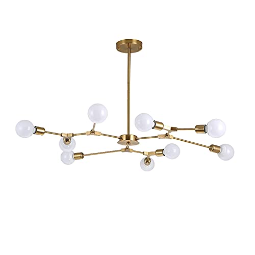 Chandelier Sputnik moderne pour corriger un éclairage de salon trop sombre