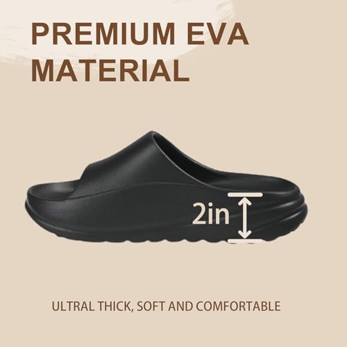 Mens/Womens Sandals Recovery Non-slip Slides with Arch Support Comfy Soft Cloud Pillow Feeling Slippers2