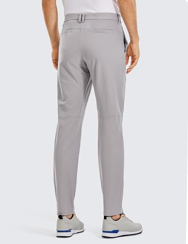 Image of CRZ YOGA All Day Comfy Golf Pants 28 inch /30 inch /32 inch /34 inch /36 inch | Decent Stretch, Wrinkle-Resistant, Casual, Slightly Tapered Leg, Flat Front, Pockets, Trousers for Men