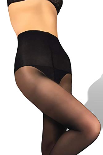 Mila Marutti Control Top Tights for Women | Sheer Shaping Pantyhose | Tummy Slimming Nylons4