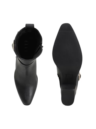 Image of Elle Women Stylish, Trendy, Comfortable Heeled Boot with extra cushion for Office, Party and Casual Use