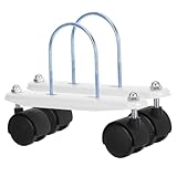 Mobilité simplifiée : le socle à roulettes facilite le déplacement de votre chauffage, pour plus de praticité et de facilité d’utilisation. roues de rechange pour support de chauffage électrique et chauffage de terrasse