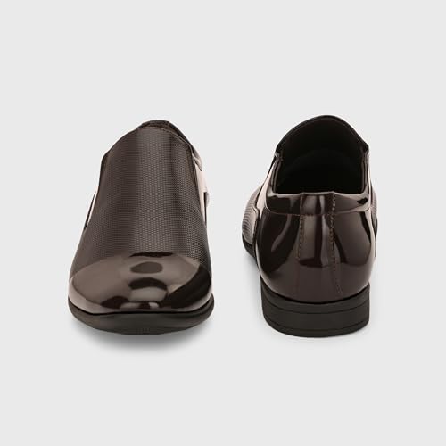 Image of Centrino Mens Slip-on Shoes | Slip On Cushioned Insole Formal Shoe |Premium Craftsmanship & Durable Build |Classic, Timeless Durable Formal Shoes with a Smart and Sleek Upper, Crafted Material (9754)