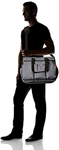 Skip Hop Diaper Bag Tote for Double Strollers with Matching Changing Pad, Duo Signature, Heather Grey