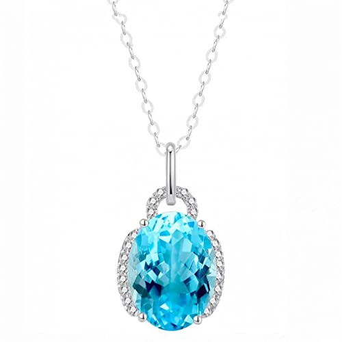 Collier pierre bleue en argent pour sublimer vos tenues d'été