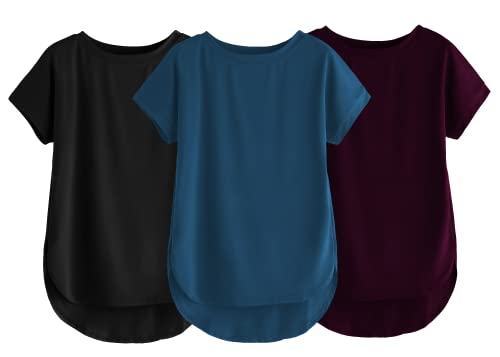 Image of Fabricorn Stylish Plain Up and Down Cotton Tshirt for Women
