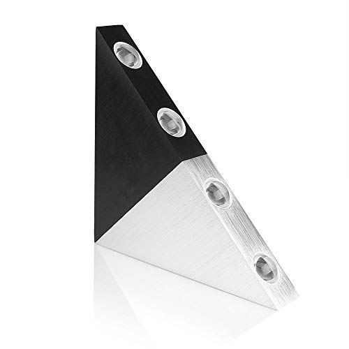 Lámparas de pared triangulares para iluminar pasillos oscuros con luz cálida 5