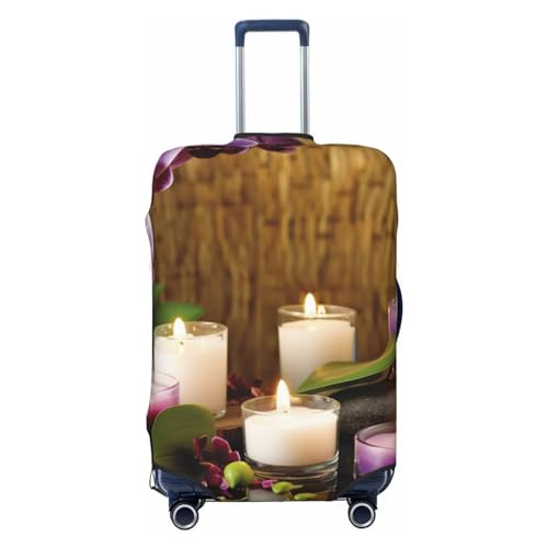 Housse de valise XL bougies et orchidées pour personnaliser vos voyages d'affaires