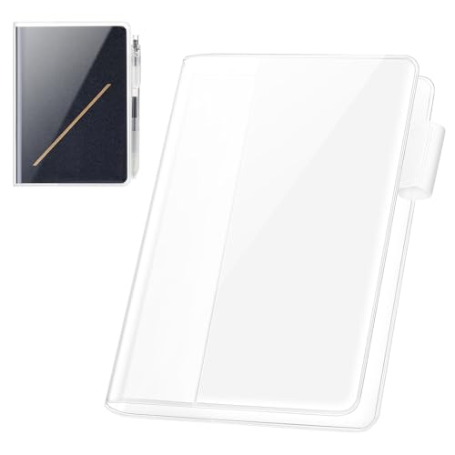 Clear Cover for Hobonichi A6 Size Planner- 9.5x6.4 Inches Plastic Cover for HON A6 Notebook Planner Protector (1-Pack)