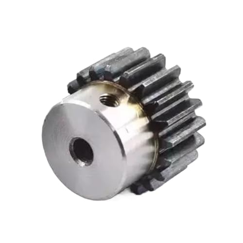 Cylindrical Drive 1pcs 0.7 Module 21 Teeth Carbon Steel Gear 3mm 3.17mm 4mm 5mm 6mm 8mm Bore 0.7M 21T Straight Teeth Spur Gear with Step Rack Machinery(4MM BORE)