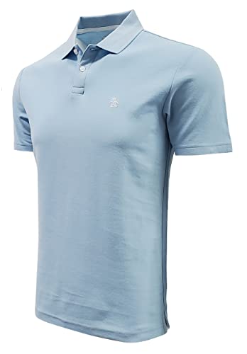 Original Penguin Men's Sticker Pete Daddy Short Sleeve Polo Shirt (Xx-Large, Cerulean) #TOP29