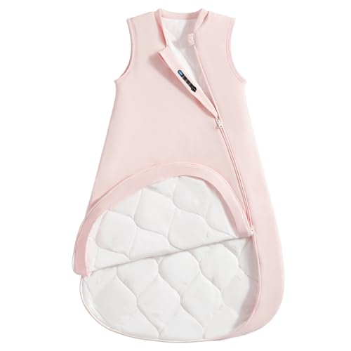 Image of 2.5 Tog Baby Sleep Sack, Supersoft Quilted Cotton Thermostatic Toddler Sleeping Sack for Babies Infant, 2-Way Zipper Warm Comfy Baby Wearable Blanket
