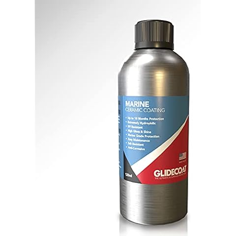 Glidecoat Marine Ceramic Coating (120ml)-Nano Ceramic Coating for Boats, Cars-Better Than Car Wax Polish and More Durable than Regular Ceramic Coating for Cars - Extremely Durable Coating (120mL) Cover
