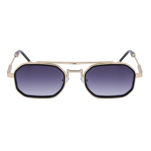 bullabulling Popular Fashion Square Sunglasses Women Retro Punk Trending Men Metal Rectangle Sun Glasses Shades UV400