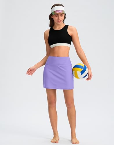 Image of G Gradual Women's 16 inch Swim Skirt with Pockets High Waisted Tummy Control Modest Swimsuit Bathing Suit Bottoms for Women