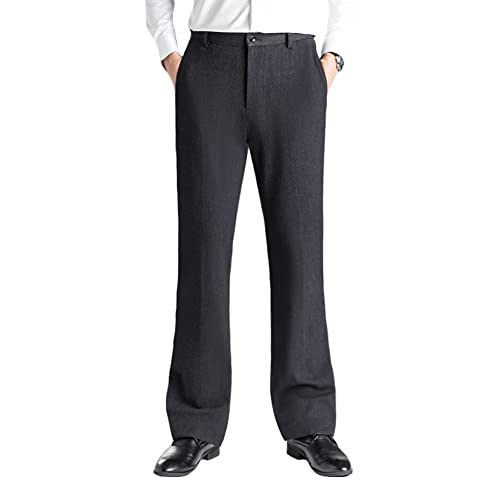 HAORUN Men Bell Bottom Pants Vintage 60s 70s Flare Formal