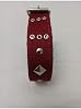 Collar para perro adornado, 75x5 cm, para razas grandes, elegante y duradero, color rojo, talla 2XL - Rojo, 2XL 4