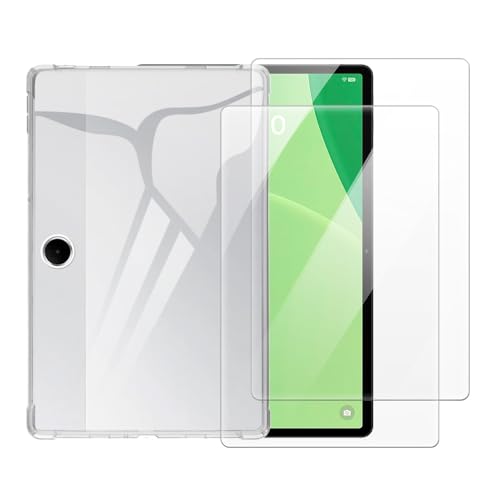 Funda transparente antichoque con vidrio OPPO Pad SE 2025