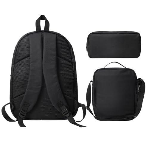 The Sandlot Forever 3 Pcs Backpack Combo - Stylish Rucksack, Thermal Lunch Tote & Zipper Pen Case, Multi-Purpose Carry Set For Work & Outings3