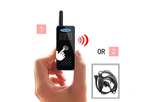 YICHI Ultra Slim Long Range Two-Way Radios Portable Ultra-Thin UHF 400-470Mhz 22 Channel Rechargeable Walkie Talkies - Thumbnail 5