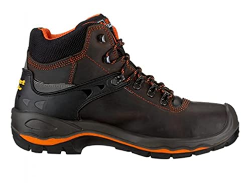Grisport Scarpe Antinfortunistiche Uomo Scarponi Camminata Escursionismo Stivali Pelle Lontra Dakar Trekking Montagna Impermeabili 72003LD42 (Marrone, 43)
