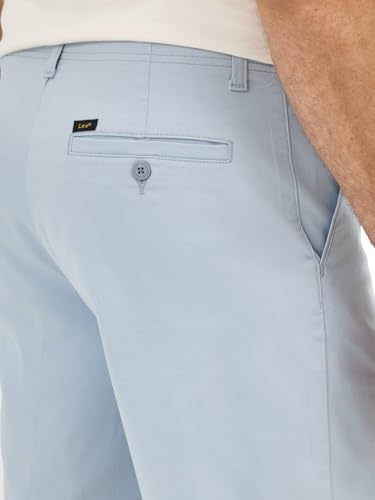 Lee Men's Extreme Motion Flat Front Short, Shy Blue, 38 - Thumbnail 5