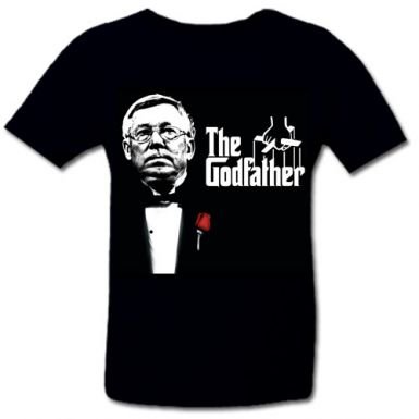 Manchester United Alex Ferguson Godfather of Football T-Shirt