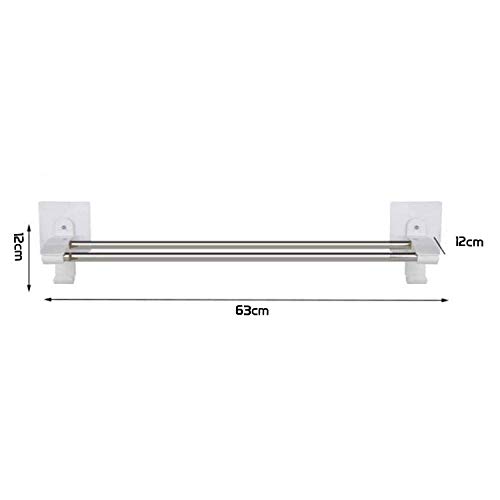 Image of HOKIPO Magic Sticker Series Self Adhesive Towel Holder for Bathroom (NEW-AR-2127)