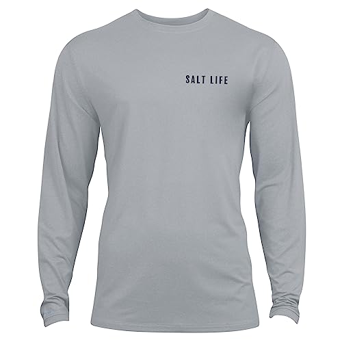 Salt Life Girls' Aquatic Life Youth Long Sleeve Performance Fit Shirt2