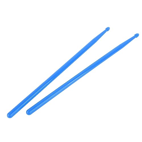 Baquetas de nylon para práctica – Juego ligero y portátil de 2 piezas, ideal para principiantes y bateristas en movimiento (azul) miniatura 2