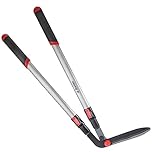 Darlac Telescopic Edging Shear, Adjustable Lawn Edging Shears for Gardens, Telescopic Handles 600-1080mm, Lawn and Grass Edge Trimming, Ref. DP812, Lightweight Design with Flip-Lok Extension System