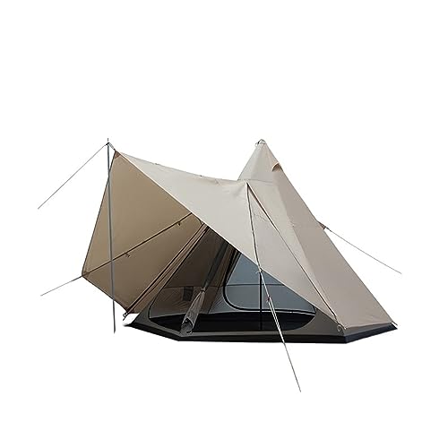 Tente de camping en toile et auvent protecteur pour aventures authentiques